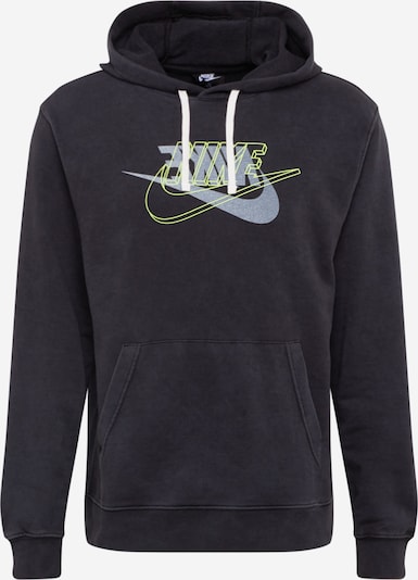 Nike Sportswear Sweatshirt 'RETRO' in neongelb / schwarz, Produktansicht