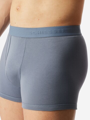 SCHIESSER Boxer shorts ' Rib Essentials ' in Blue