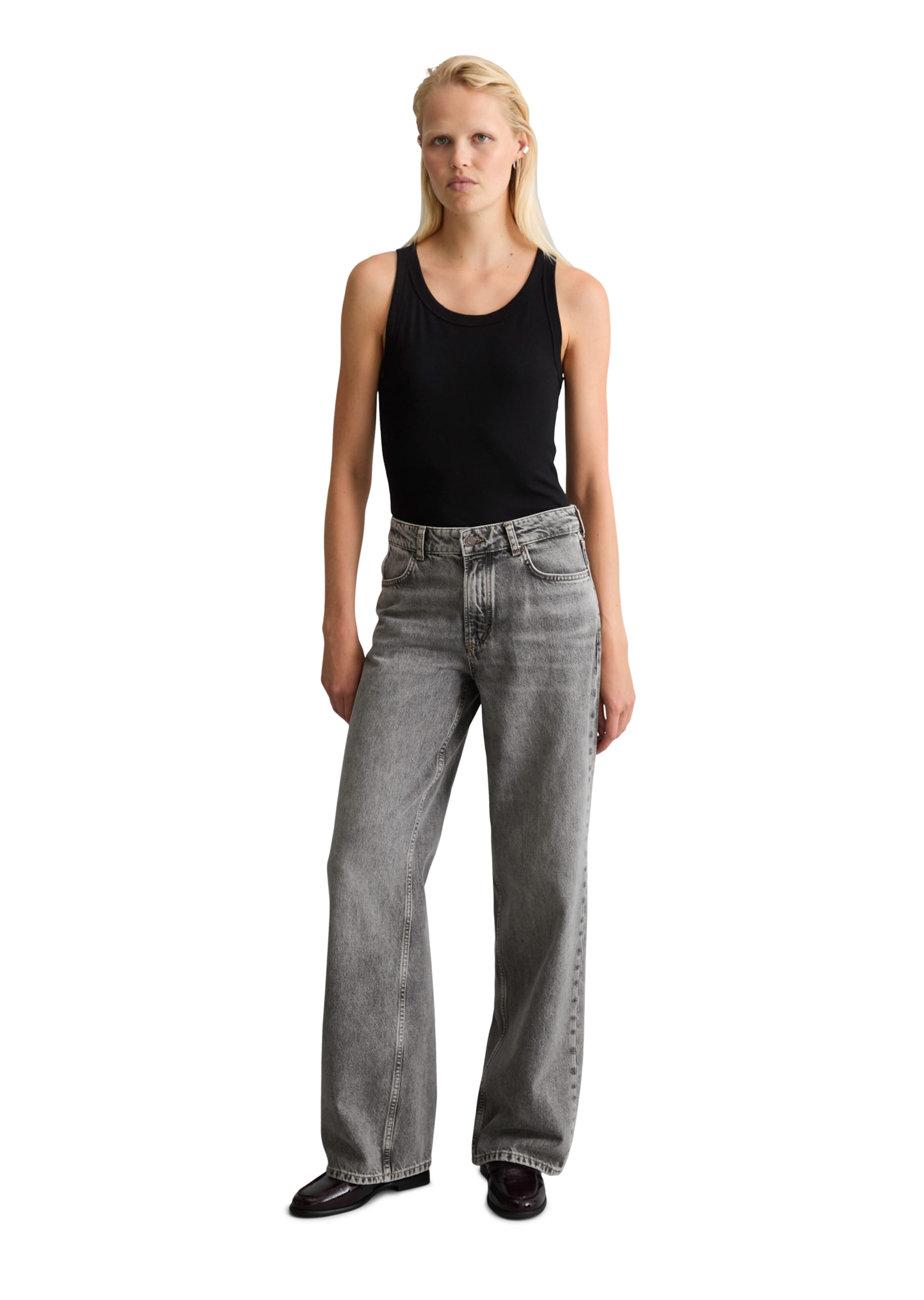 Marc O'Polo DENIM Loosefit Jeans 'Tomke' in Grau