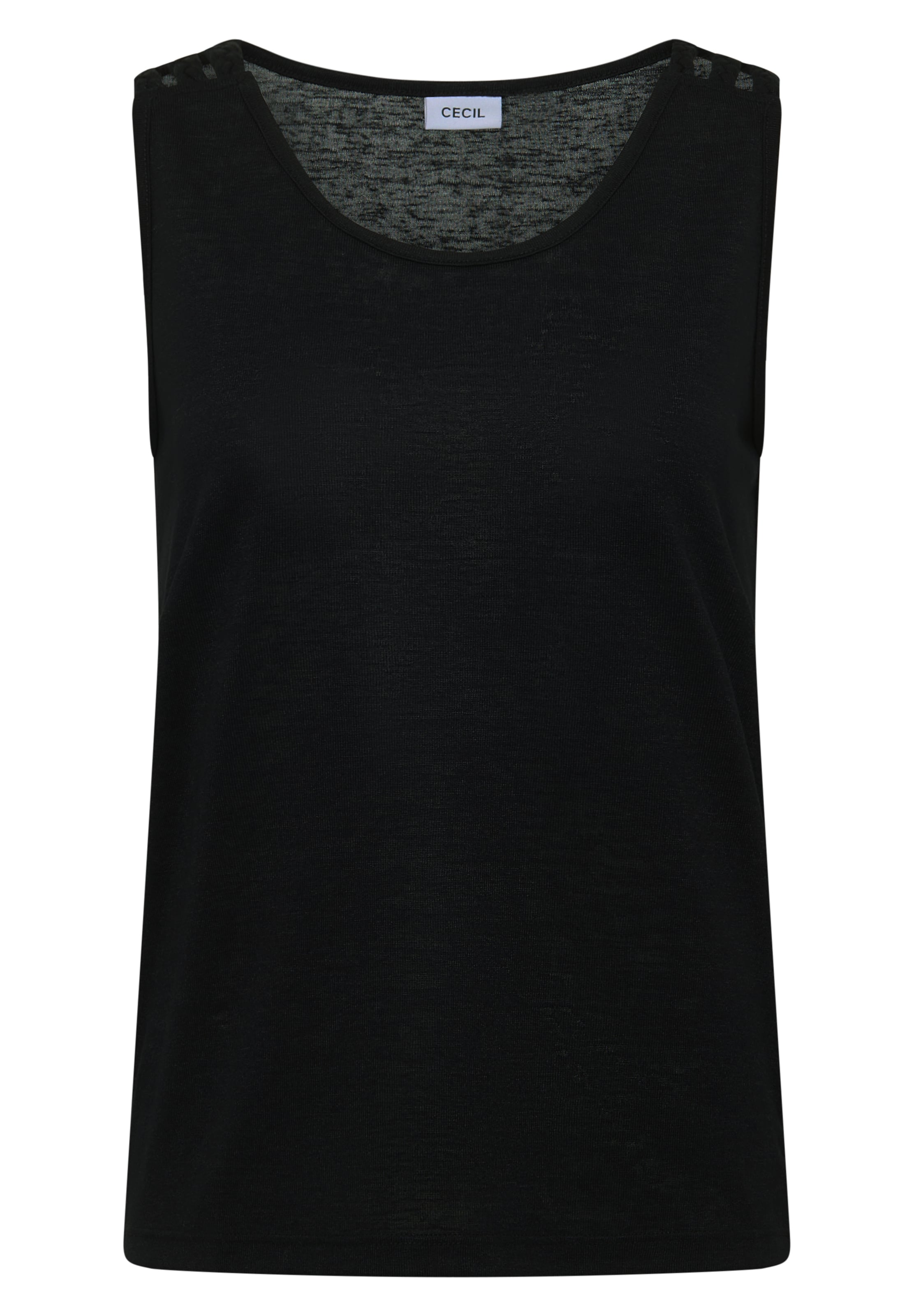 CECIL Top in Schwarz: Vorderseite