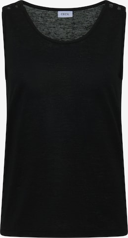 CECIL Top in Schwarz: Vorderseite
