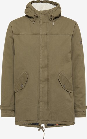 Parka d’hiver MO en vert : devant