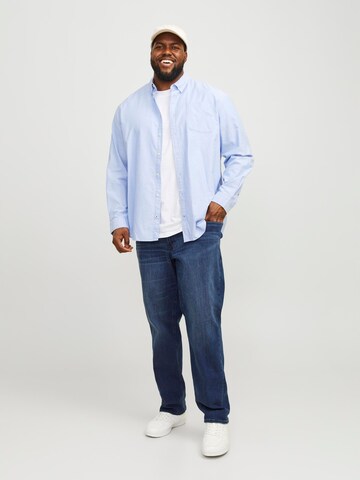Jack & Jones Plus Slimfit Jeans 'Glenn' i blå