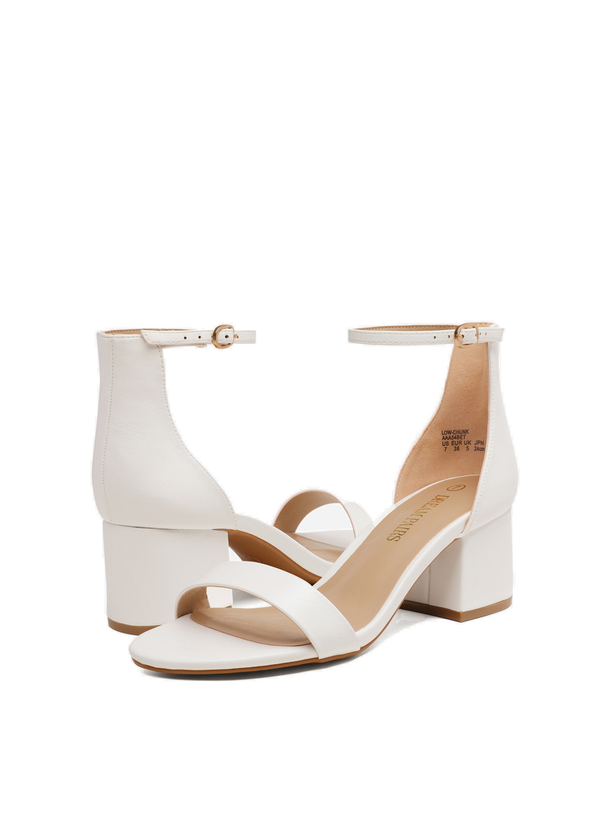 Dream Pairs Strap Sandals in White