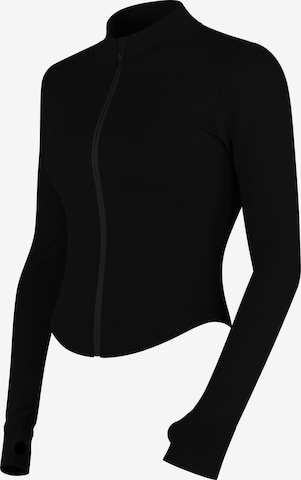 Circle Five Sportsweatjacke 'Shaping Zipper Sport sweat jacket' in Schwarz: Vorderseite