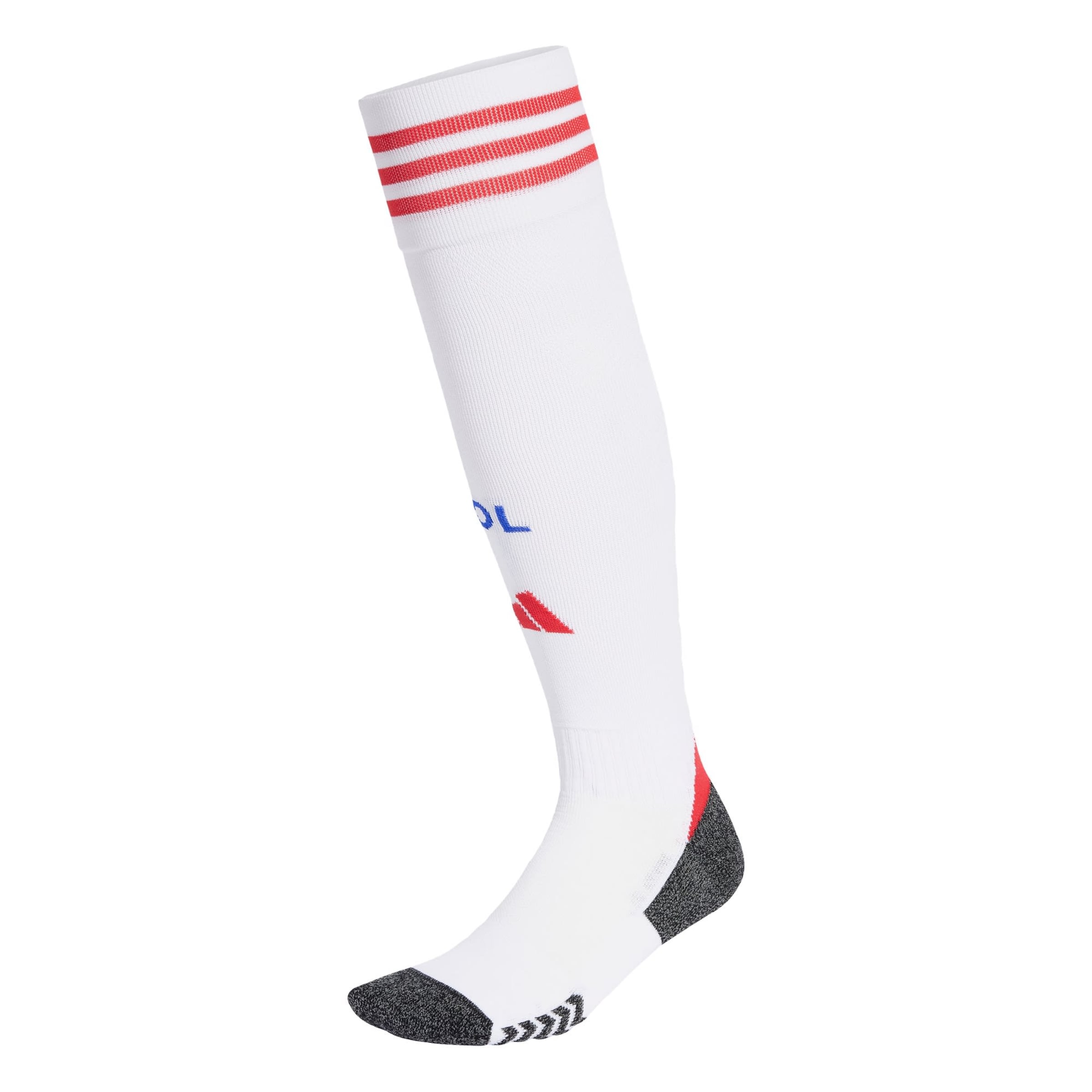 Chaussettes de sport 'Olympique Lyon' ADIDAS PERFORMANCE en blanc : devant
