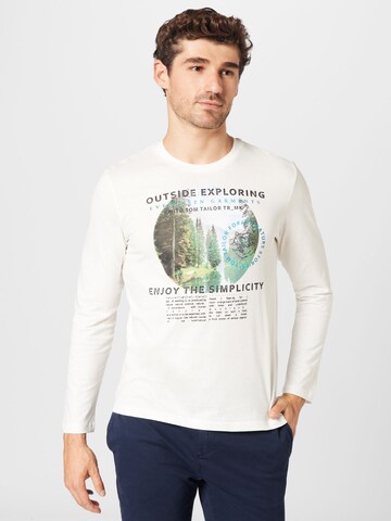 TOM TAILOR Shirt in Weiß: Vorderseite