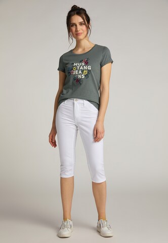 MUSTANG Slim fit Jeans 'Rebecca' in White