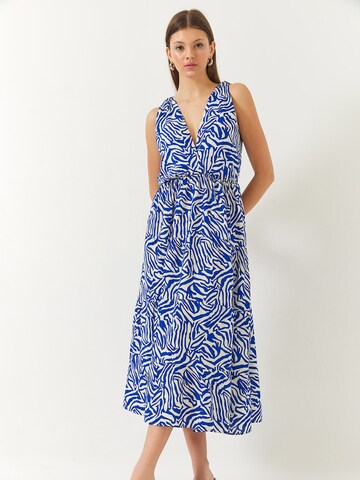 Bianco Lucci Jurk in Blauw