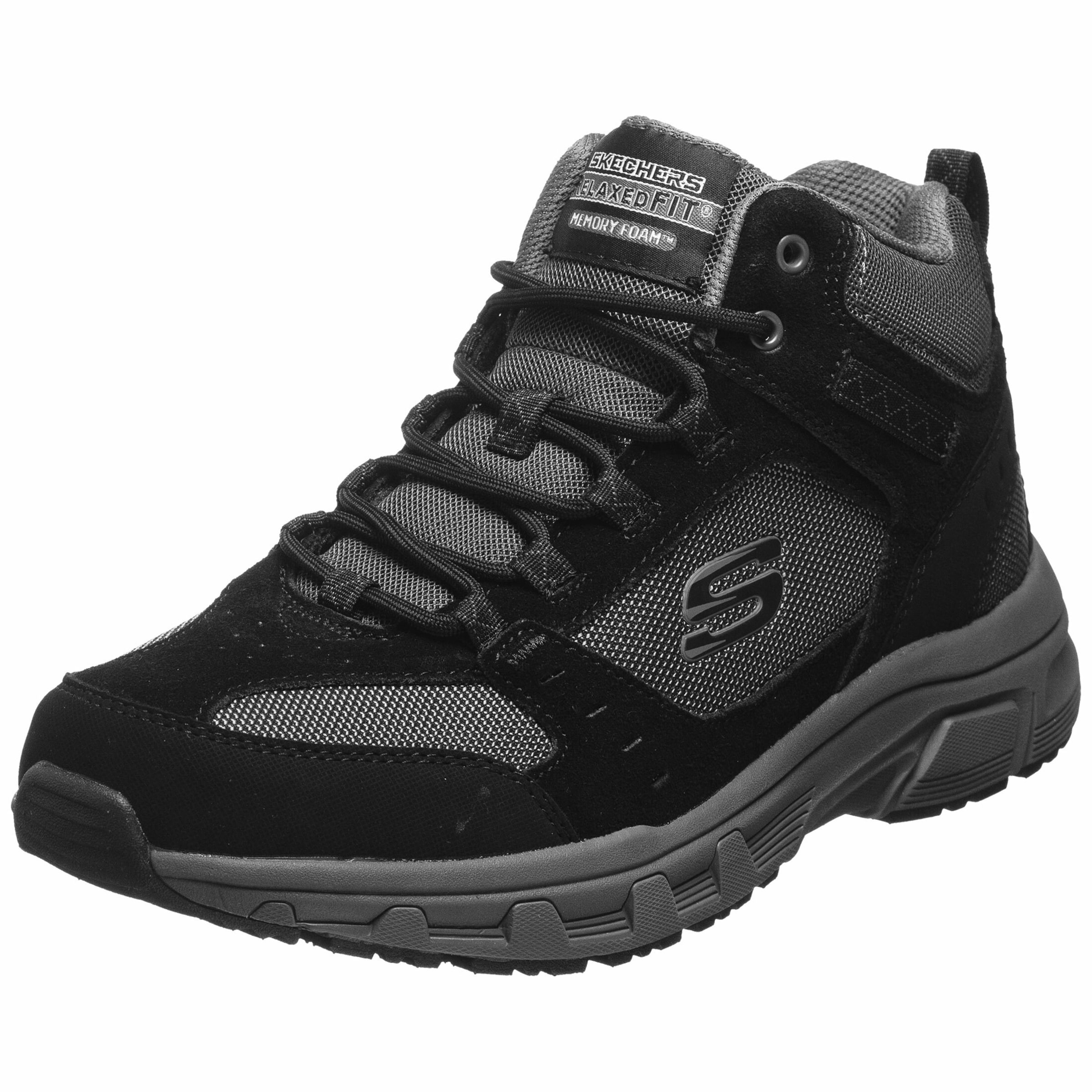SKECHERS Sneakers hoog 'Oak Canyon Ironhide' in Zwart: voorkant
