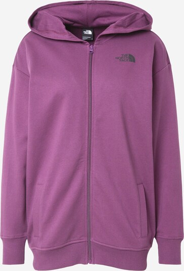 THE NORTH FACE Sweatjacke in lila / schwarz, Produktansicht