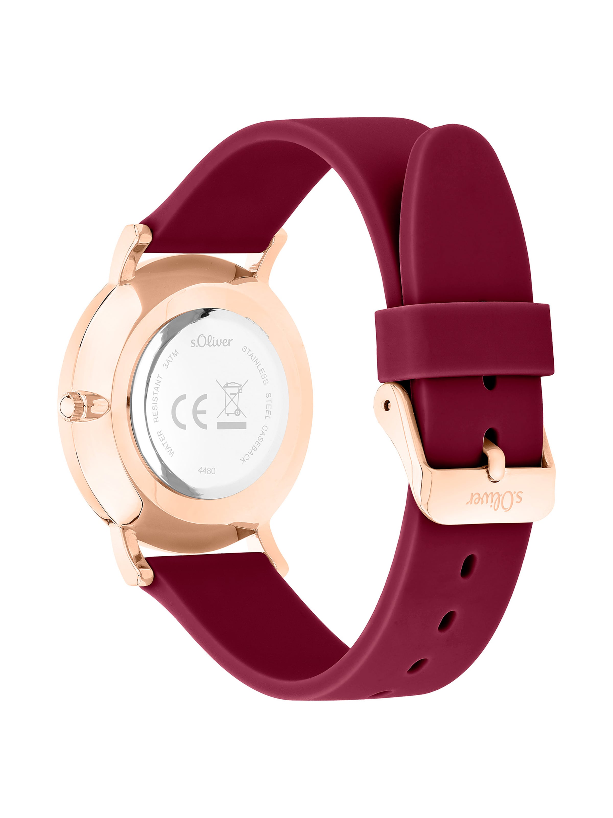 s.Oliver Analog Watch in Red