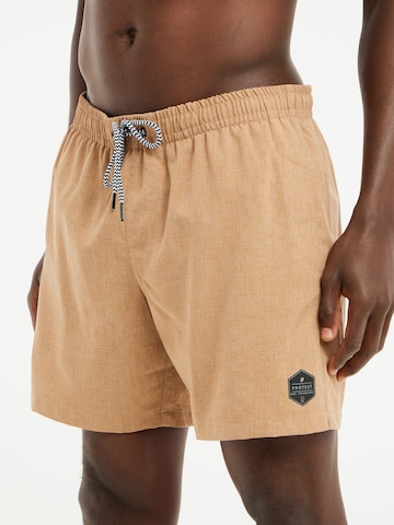 PROTEST Badeshorts 'DAVEY' in Braun