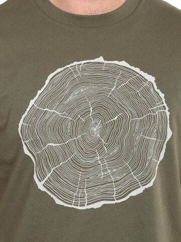 Life-Tree Shirt 'Fairwear Bigslice' in Green
