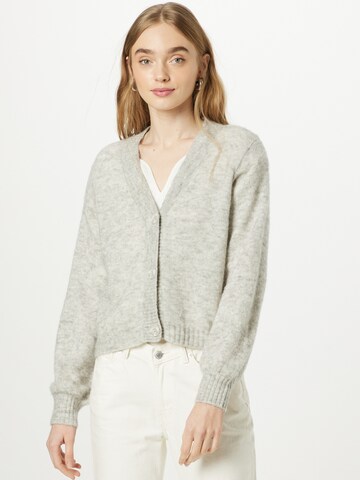 Soft Rebels Knit Cardigan 'Allison' in Grey: front