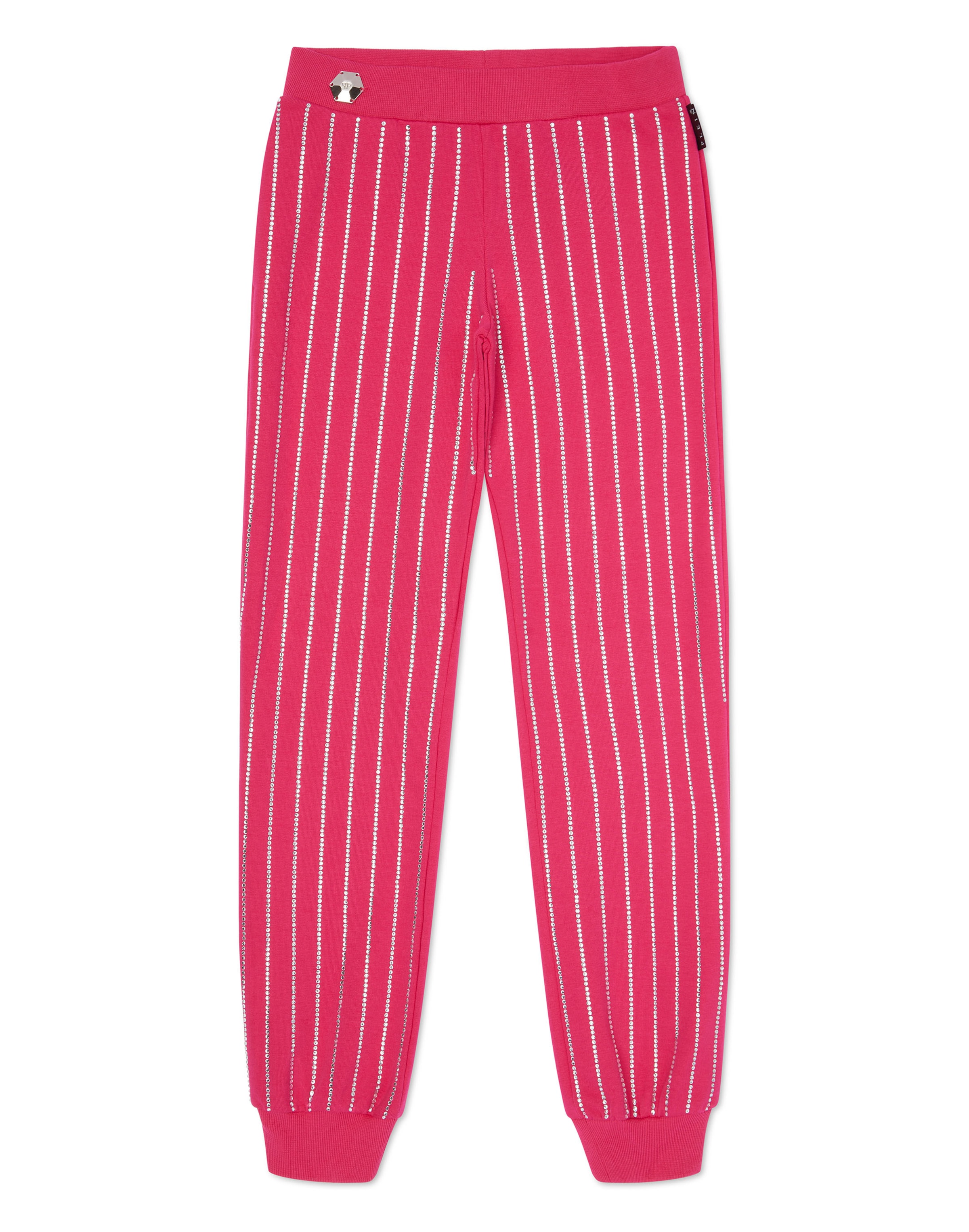 Philipp Plein - Tapered Pantalón en rosa: frente