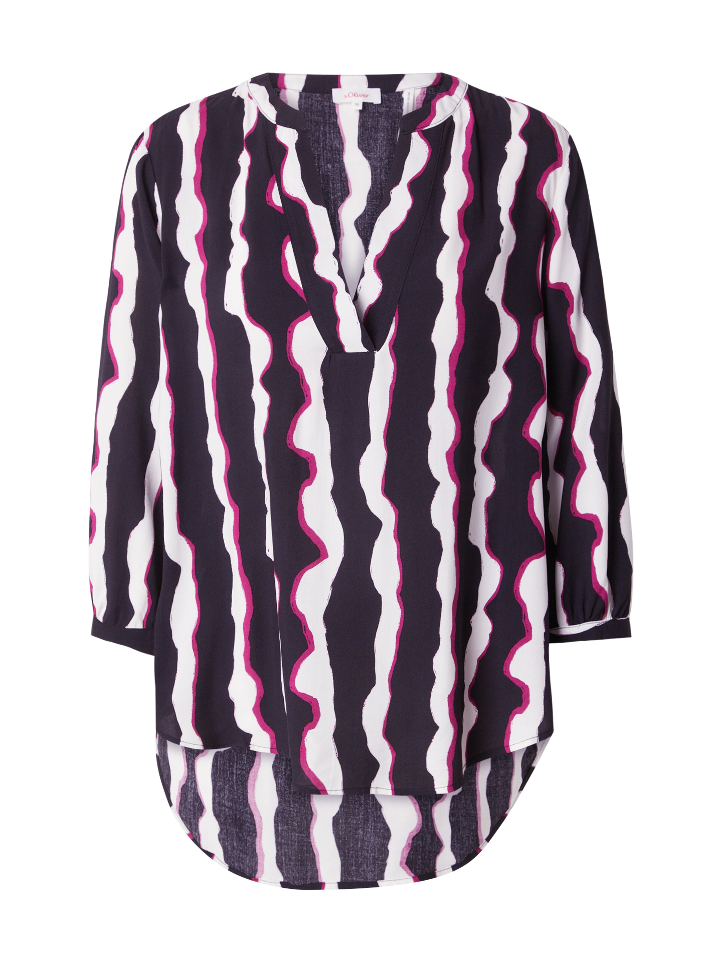 s.Oliver Bluse in Schwarz: Vorderseite