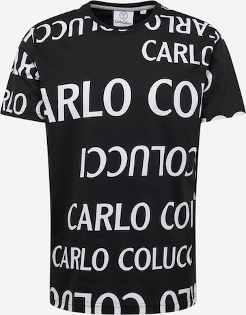 Carlo Colucci T-shirt i svart: framsida