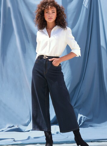 Wide Leg Jean LASCANA en bleu : devant
