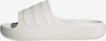 ADIDAS ORIGINALS Beach & Pool Shoes 'Ayoon' in White: front