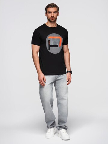 Ombre Shirt in Zwart