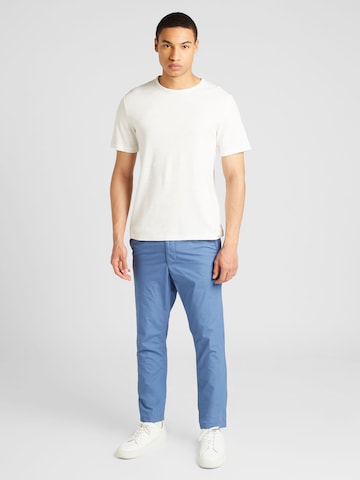 KnowledgeCotton Apparel Regular Trousers in Blue