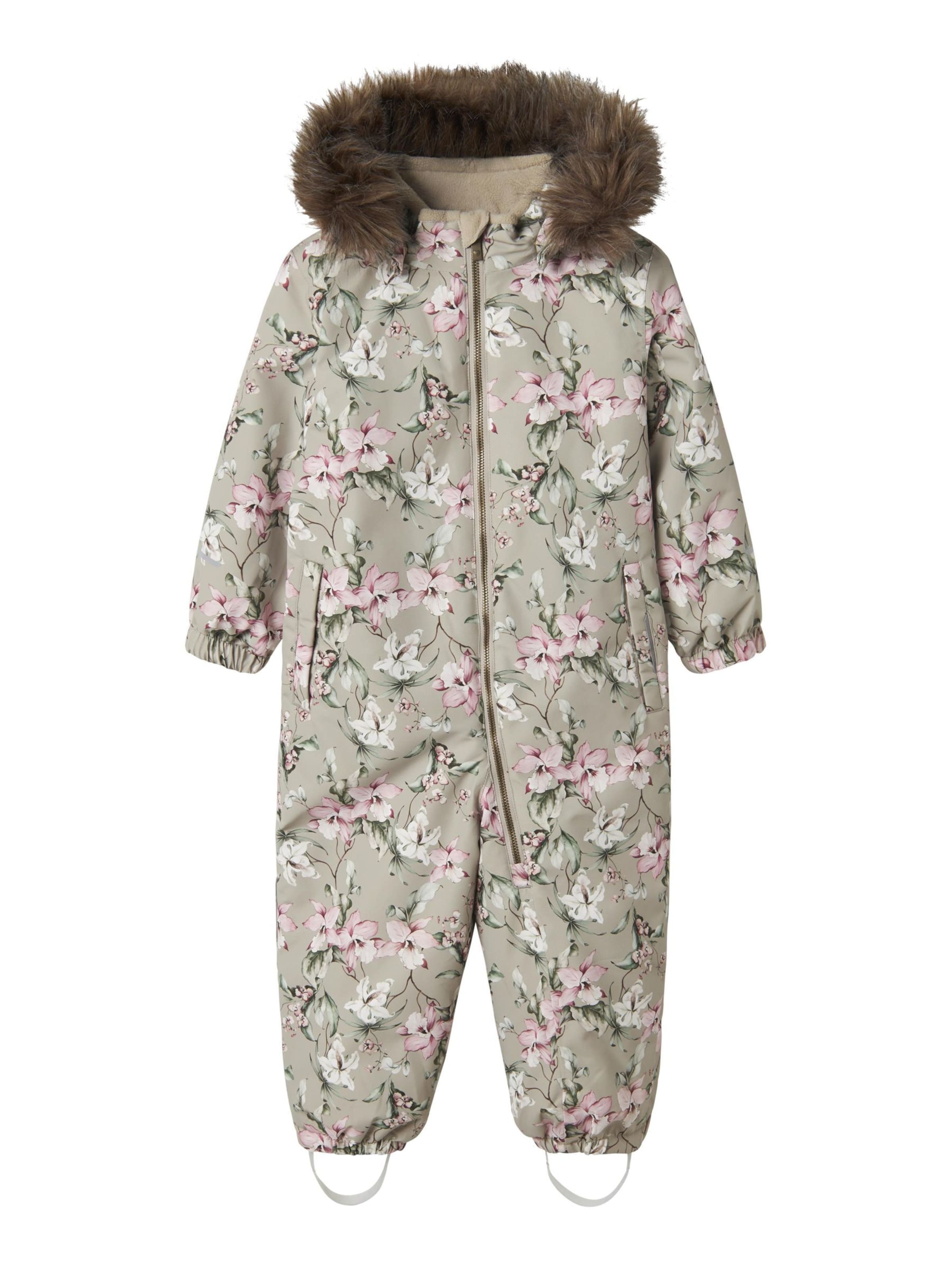 NAME IT Funktionsjakkesæt 'NMF'SNOW10' i grå: forside