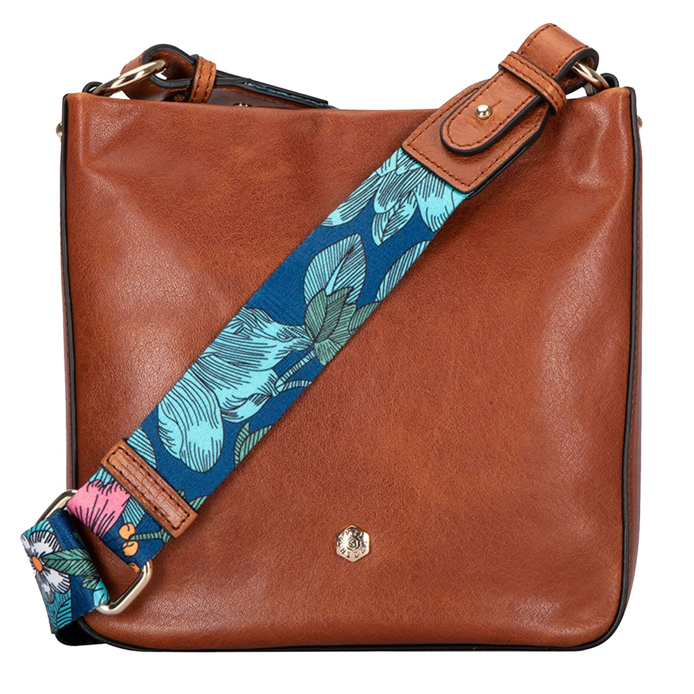 Jekyll & Hide Umhängetasche 'Geneva' in Braun: Vorderseite