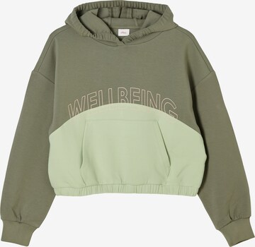 Sweat-shirt s.Oliver en vert : devant