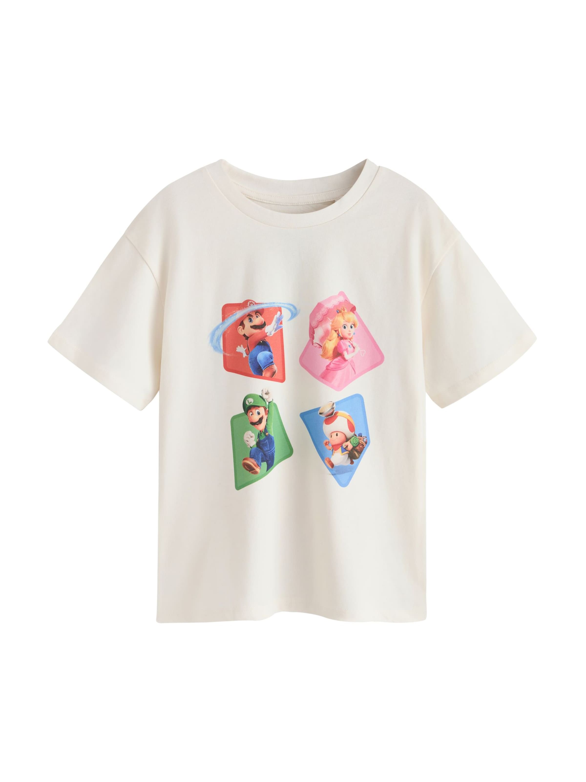 Maglietta 'Super Mario Galaxy' in 98 Next di colore écru / verde / rosa / rosso, Visualizzazione prodotti