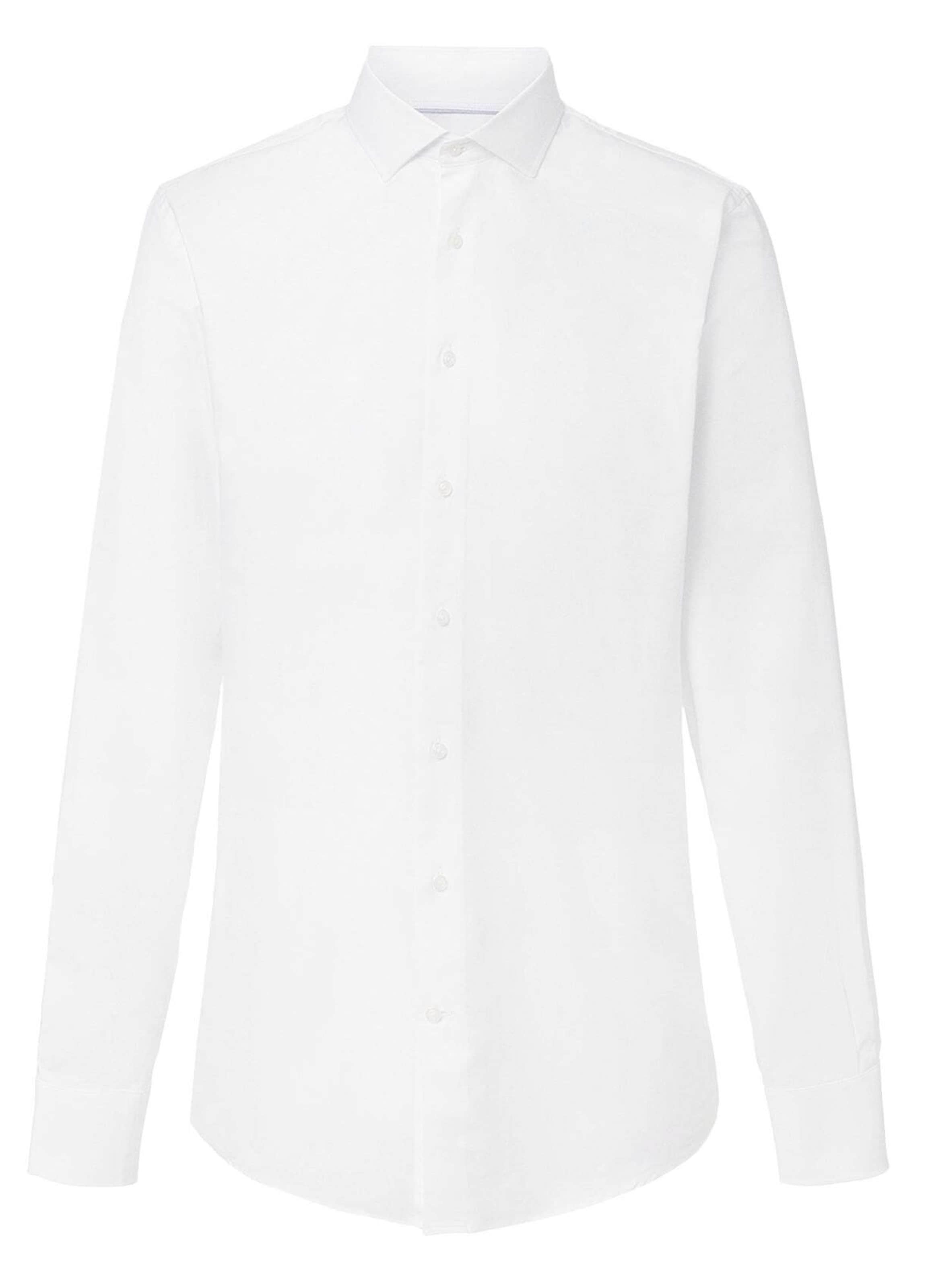 Slim fit Camicia business di Hackett London in bianco: frontale