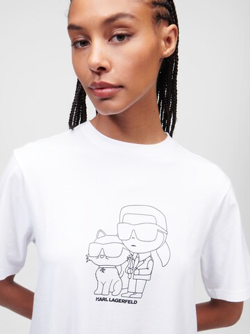 Karl Lagerfeld Slaapshirt in Wit