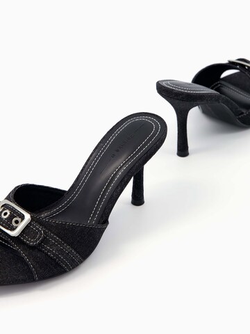 Bershka Sandals in Black