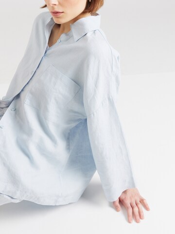 JAN 'N JUNE Bluse 'MONS' in Blau