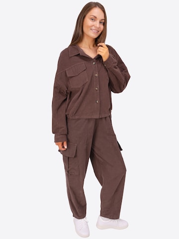 Regular Pantalon cargo ' MADISON ' Seasons of April en marron