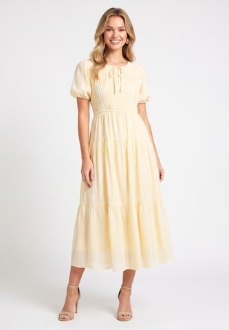 Robe faina en jaune : devant