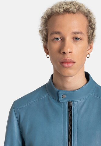 Werner Christ Lederjacke 'Toto' in Blau