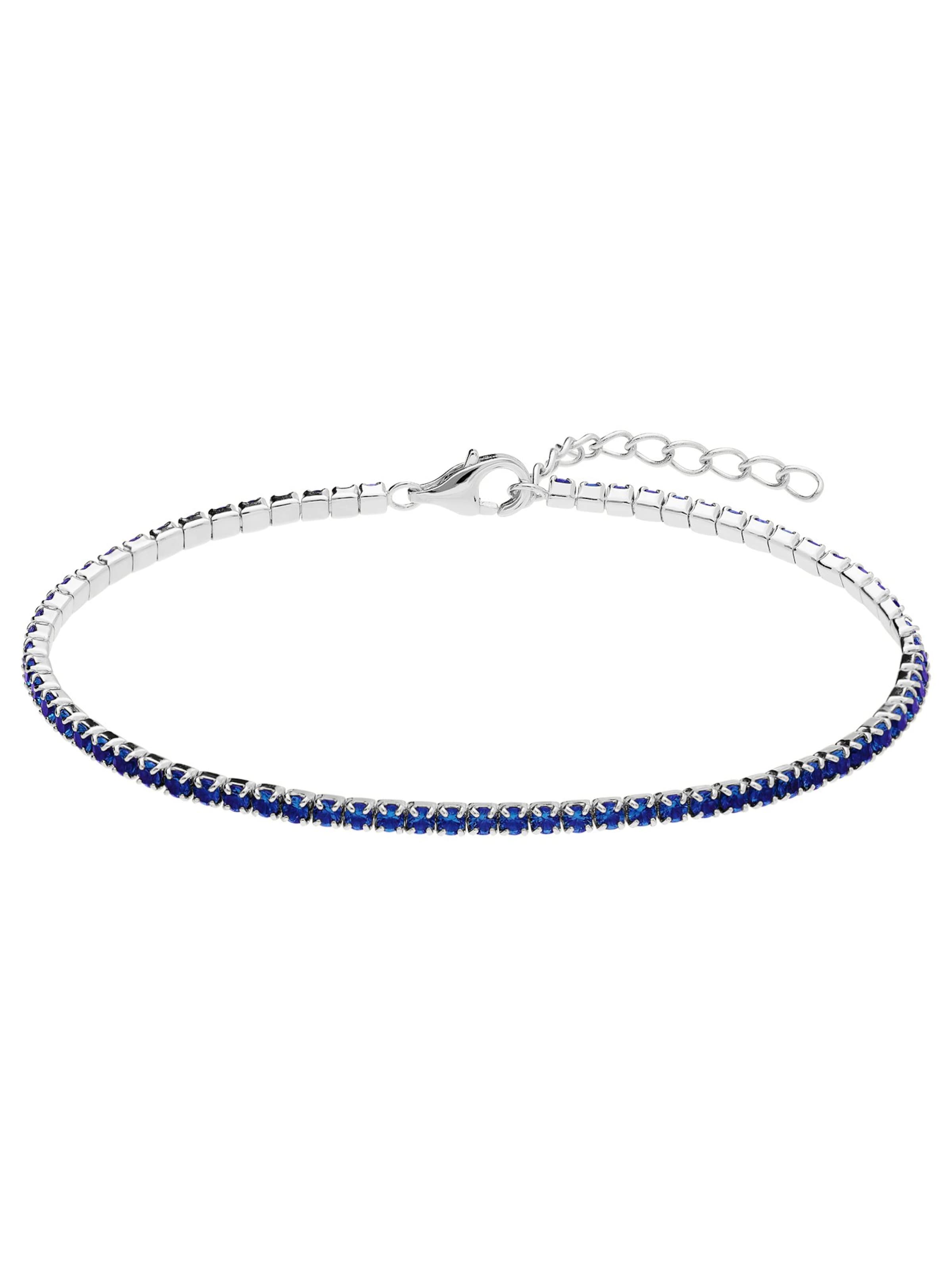 Lucardi Bracelet 'Klassisch' in Blue: front