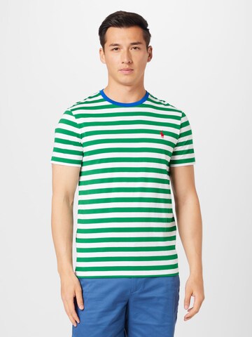 T-Shirt Polo Ralph Lauren en vert : devant