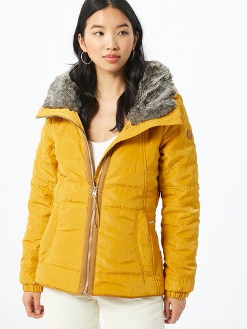 QS Zimní bunda – žlutá: přední strana