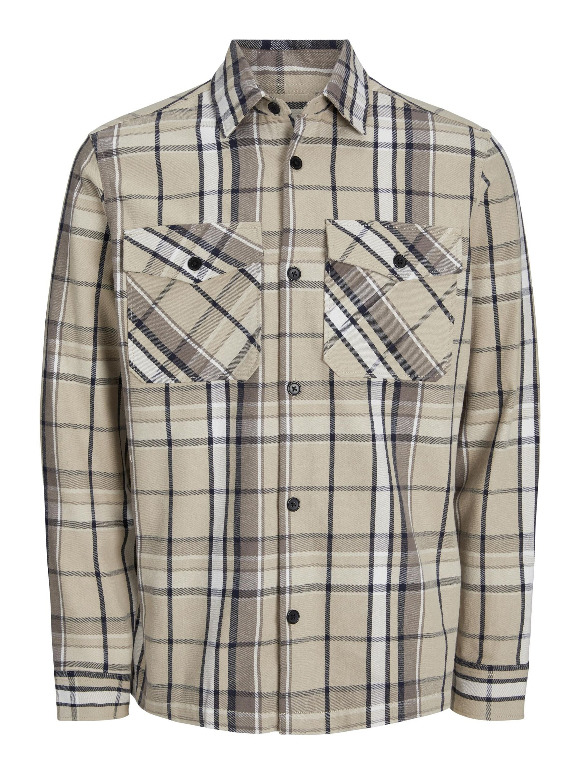 Camicia 'Roy' di JACK & JONES in beige: frontale