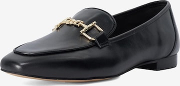 Chaussure basse 'Grained' Dune LONDON en noir : devant
