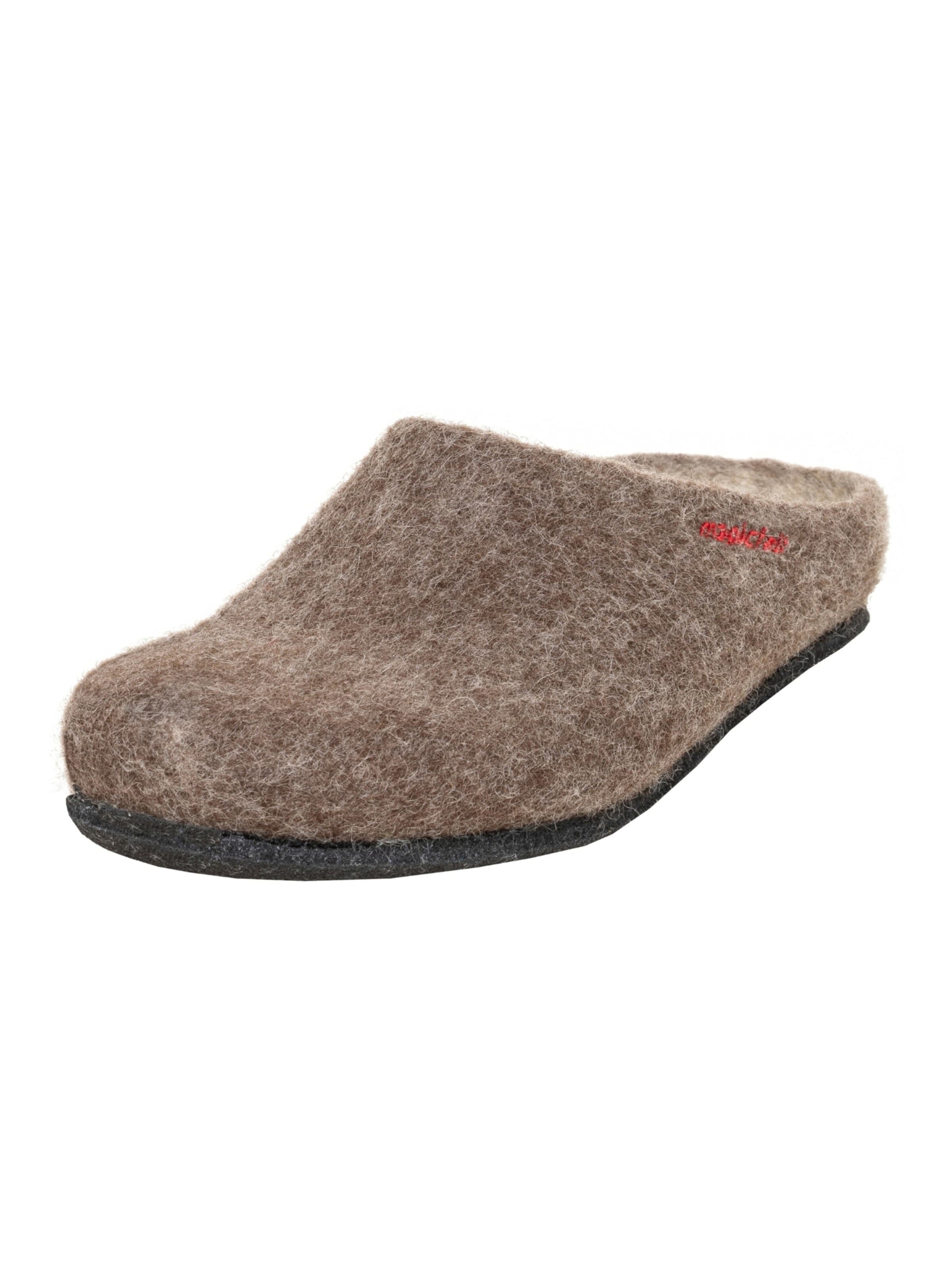 MagicFelt Hausschuh 'Filzpantoffel Magicfelt 709'‌‌‌‌‌ in Braun: Vorderseite