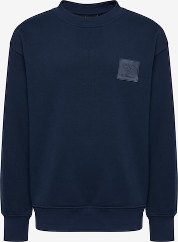 Hummel Sweatshirt 'Clean' in Blau: Vorderseite