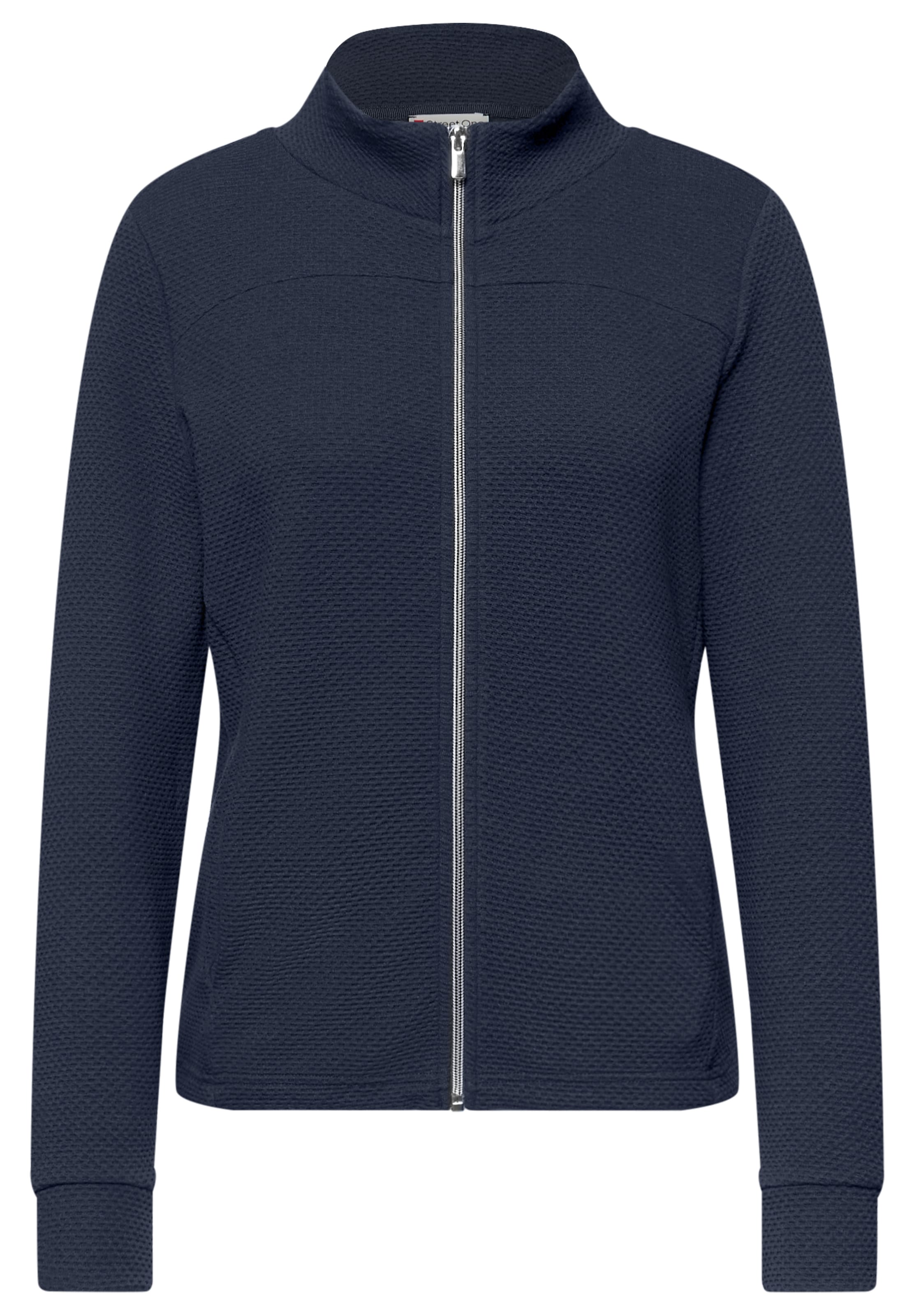 STREET ONE Strickjacke in Blau: Vorderseite