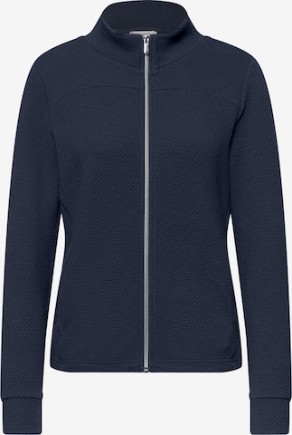 STREET ONE Knit Cardigan in Blue: front