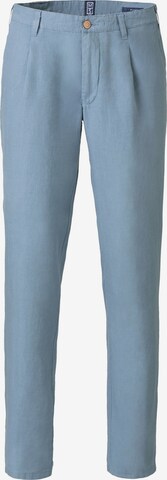 MEYER Slim fit Chino Pants in Blue: front