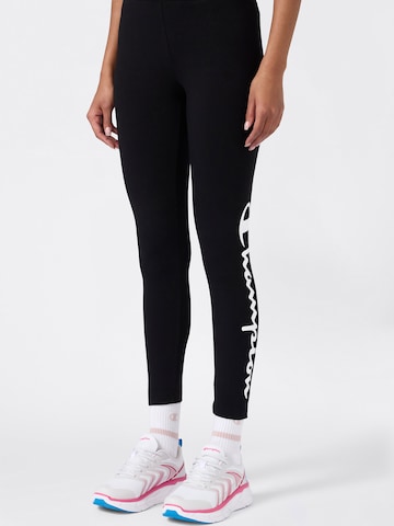 Champion Authentic Athletic Apparel Skinny Leggings in Black: front