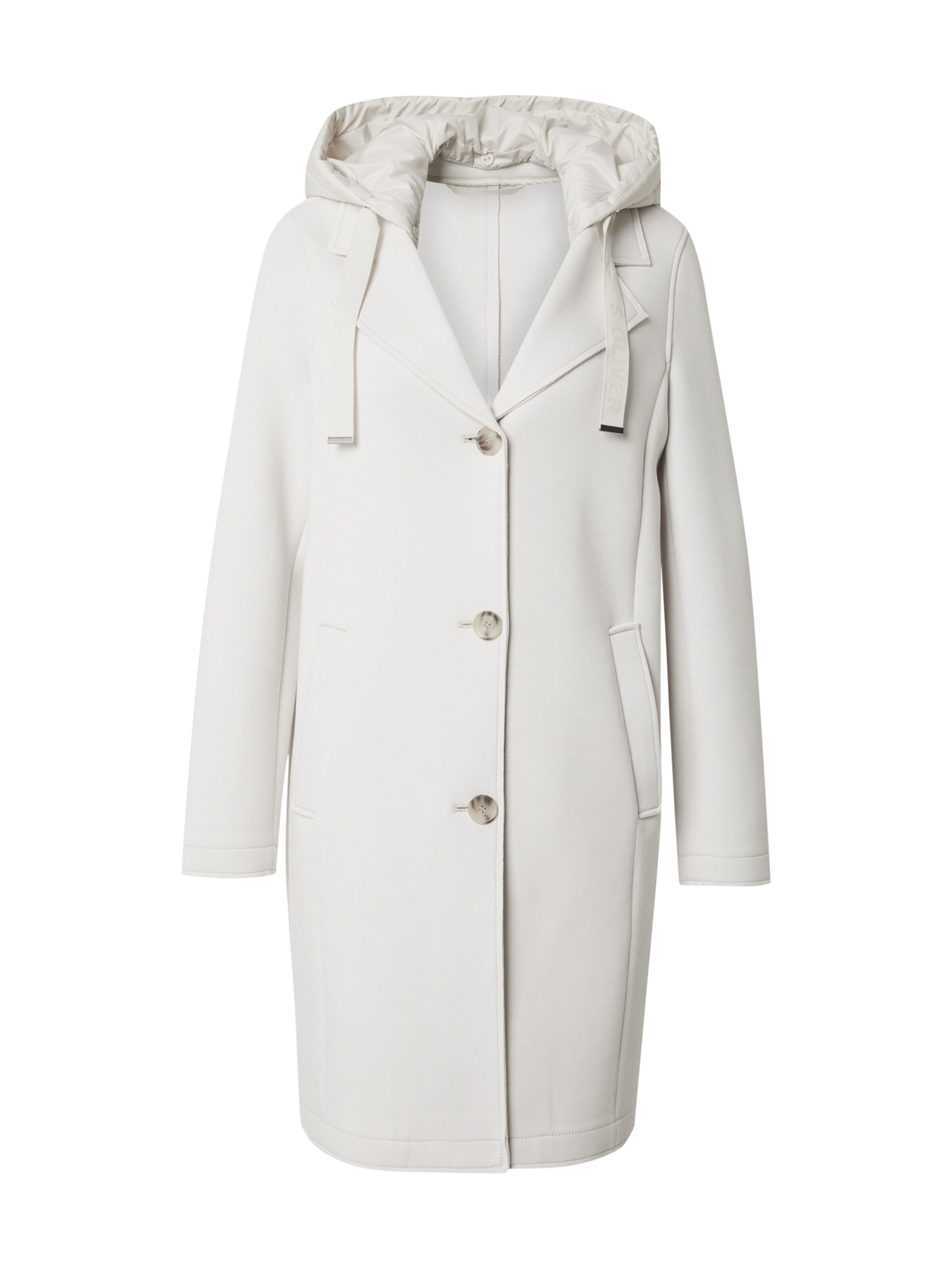 s.Oliver Kevad-sügismantel, värv valge: eest vaates