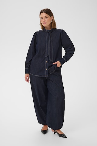 KAFFE CURVE Shirt in Blue